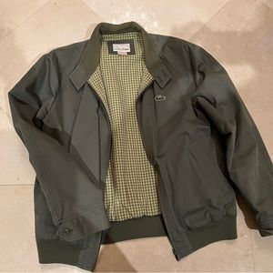LACOSTE light jacket green color in very good condition. Size 54/6 ( Large)